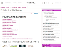 Tablet Screenshot of felicitari.kudika.ro